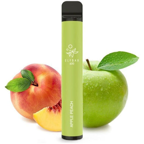 Elf bar Apple Peach 600 Züge E-Shisha E-Zigarette Vape mit Nikotin - RYO Shop