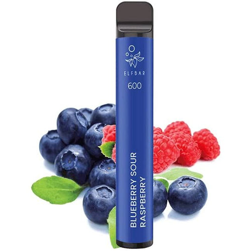 Elf bar Blueberry Sour Raspberry 600 Züge E-Shisha E-Zigarette Vape Nikotinfrei ohne Nikotin - RYO Shop
